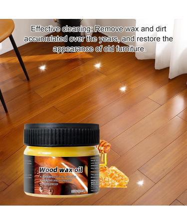 Wood Wax for Furniture | Waterproof Furniture Wax | Wood Seasoning Beewax Natural Beeswax Wood Furniture Cleaner and Polish for Wood Doors Tables Chairs Cabinets Acime - Buy Online on GoSupps.com