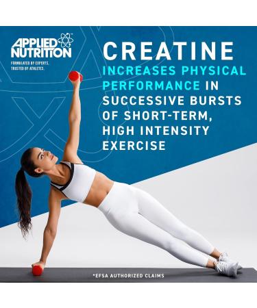 Applied Nutrition Creatine Monohydrate Micronized Powder 500g - Supports High-Intensity Performance - Unflavoured, 100 Servings - Buy Online on GoSupps.com