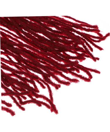 minkissy Dirty Little Braids Head Band Wigs Braided Wig Ponytail Wigs Dreads Extensions Dreadlock Accessories Double Ended Dreadlock Extensions Hair Wig Women Hairpiece Extensions Men Wig 90X8CM Claret - Buy Online on GoSupps.com