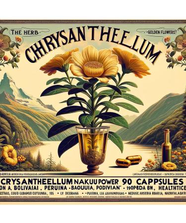 NAKURU | Chrysanthellum | Balance Range | Made in France | "The Golden Flower Herb!" | (90 Capsules of 325mg / Net Weight: 29g) - Buy Online on GoSupps.com