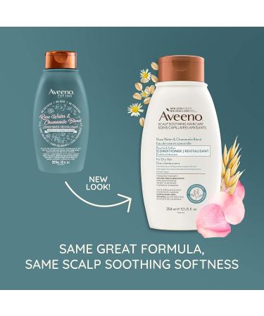 Aveeno Rose Water & Chamomile Conditioner for Dry Hair Hydrating 354 milliliters - Buy Online on GoSupps.com