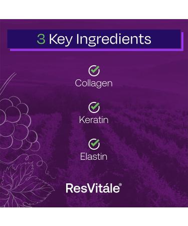 ResVit le Beauty 3 - Collagen Keratin & Elastin Skin Care Supplement - 90 Capsules for Radiant Skin | International Shipping Available - Buy Online on GoSupps.com