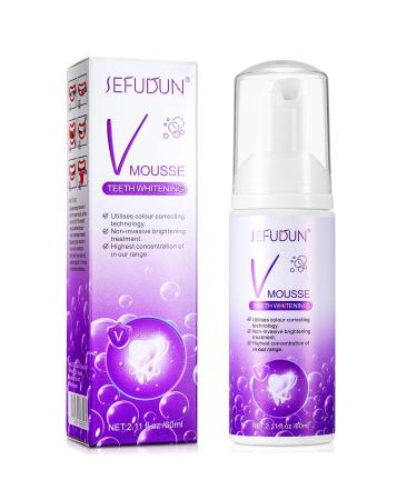 Lila toothpaste for tooth whereabouts tooth whereabouts purple tooth whereabouts V34+ color corrector toothpaste purple toothpaste tooth stain removal tooth whitening booster V34+ tooth lighting foam (1PC) - Buy Online on GoSupps.com