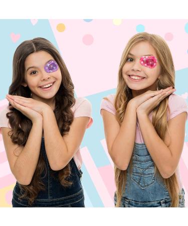 Panelee 90 Pcs Cute Girls Eye Patches - Light Blocking Cotton Bandages for Kids (6 Designs) - Buy Online on GoSupps.com