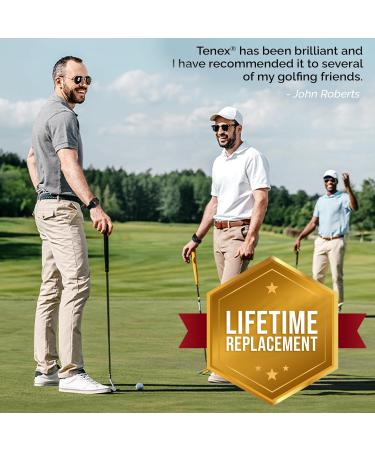 TENEX ULTRA Elbow Shock Absorber - Tennis & Golfers Elbow Brace for Pain Relief | Custom-Fit Wrist-Worn Silicone Support for Men & Women - Buy Online on GoSupps.com