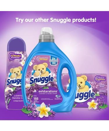 Snuggle Fabric Softener Dryer Sheets Lavender Vanilla Orchid 230ct - Long-Lasting Freshness & Softness for International Shipping - Buy Online on GoSupps.com