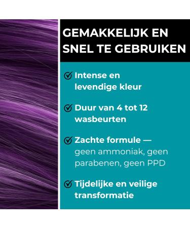 Rosa Impex Be Extreme Toner semipermanent for hair color 44 Power Lilac without ammonia peroxide and PPD - Buy Online on GoSupps.com