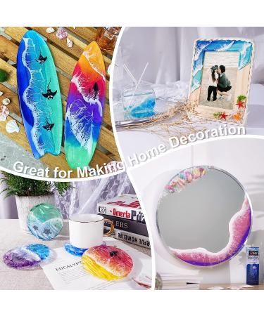 LET'S RESIN Ocean White Epoxy Resin Pigment 167g - UV Resistant Concentrated Paste for 3D Flower Coasters - Buy Online on GoSupps.com