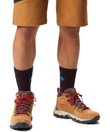 Columbia Men's Newton Ridge Plus II Suede WP Hiking Boot 8.5 Elk Mountain Red - Buy Online on GoSupps.com