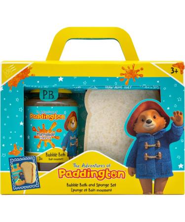 Paddington Bear Marmalade Sandwich Gift Set - Children's Bubble Bath and Bath Sponge - Children's Gift - Buy Online on GoSupps.com