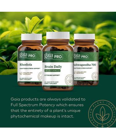 Gaia PRO Black Cohosh - Menopause Support Supplement - Hormone Balance for Women - Organic Black Cohosh - 60 Vegan Liquid Capsules - Buy Online on GoSupps.com