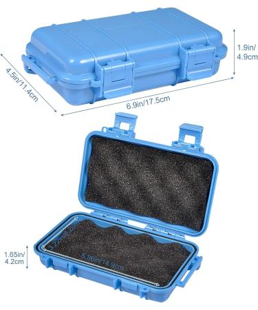 Yosoo Health Gear Waterproof Shockproof Hard Case - Outdoor Survival Storage Container - S Blue - Buy Online on GoSupps.com