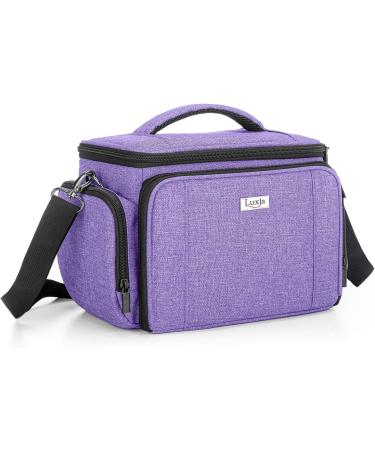 LUXJA Cricut Joy Carrying Bag with Tool Set Tote - Purple (Gray Lining) | Supplies Storage Sections Included - Buy Online on GoSupps.com