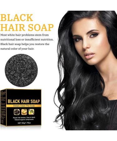  Zankie Grey Hair Reverse Bar Natural Soap to Remove Grey Hair | Grey Reverse Shampoo Bar | Men's White Hair Covering Shampoo Bar Lightening Shampoo Bar | - Buy Online on GoSupps.com