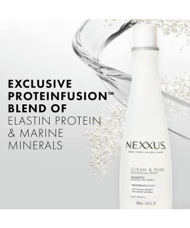 Nexxus Clean and Pure Clarifying Shampoo with ProteinFusion - 13.5 oz | Paraben-Free & Nourishing - Buy Online on GoSupps.com