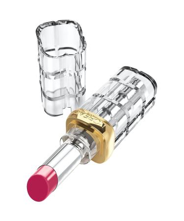 L'Oreal Paris Colour Riche Shine Lipstick - Laminated Fuchsia 0.1 oz | Long-Lasting Lip Color - Buy Online on GoSupps.com