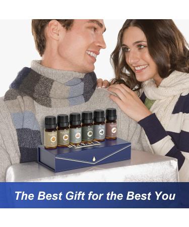 ASAKUKI Essential Oils Gift Set for Men - Sandalwood, Cedarwood, Frankincense, Teakwood, and More - 10ML Wood Scents for Candle & Soap Making - Buy Online on GoSupps.com