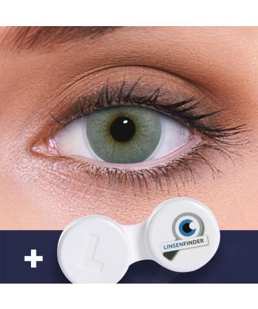 Buy Lenzotica Atlantis Gray Colored Contact Lenses - Natural Gray Coverage -2.50 Prescription 3-Month Supply Includes Case - Buy Online on GoSupps.com