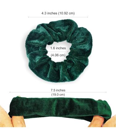 KEAH 40pcs Velvet Scrunchies Hair Band - Multi Colour Hair Scrunchies Pack with Storage Bag - For Girls and Women - Buy Online on GoSupps.com