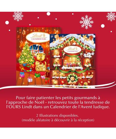 Lindt Advent Calendar BEAR - Advent Calendar for Children - Milk Chocolate - Bears Bars Sweets - 172 - Buy Online on GoSupps.com