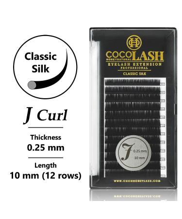 COCO Honey Lash Classic J Curl 0.25mm Faux Mink Individual Lash Extensions - Length 10mm - Buy Online on GoSupps.com