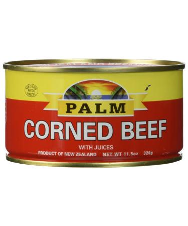 Palm Corned Beef - Premium Quality from New Zealand - 11.5 Ounce (Pack of 4) Regular 11.5 Ounce (Pack of 4)