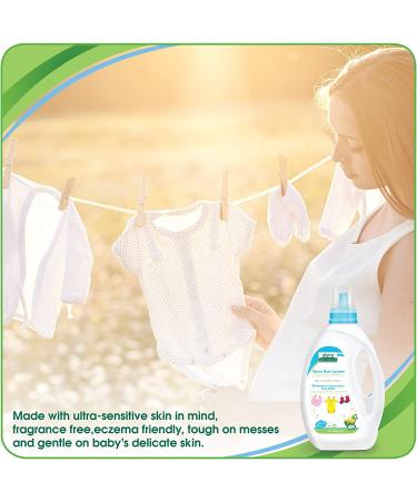 Aleva Naturals Gentle Baby Laundry Detergent - 40 Fl Oz - Buy Online on GoSupps.com