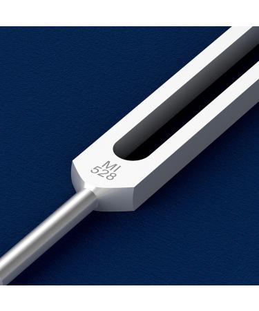 DiDiBirDi 528HZ Tuning Fork Equipped with Silicone Hammer and Wooden Resonator Box Aluminum Alloy Tuning Fork Suitable for Resonance Lessons Sound Therapy Yoga - Buy Online on GoSupps.com