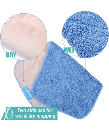 KEEPOW Microfiber Mop Cloth Refills - Pack of 5, Double-Sided for Professional Wet and Dry Mopping - Buy Online on GoSupps.com