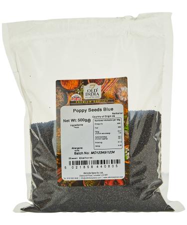 Old India Poppy Seeds Blue 500g - Buy Online on GoSupps.com