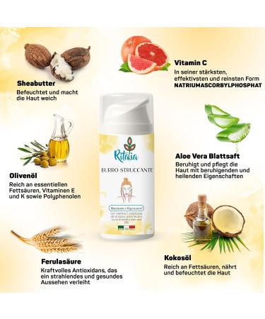 Ritalia Organic Cleansing Balm Gentle Face Cleanser for Eyeliner & Waterproof Mascara Removal - Buy Online on GoSupps.com