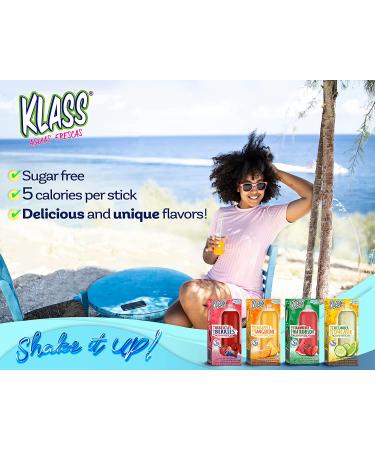 Klass Aguas Frescas Variety Pack Sugar Free Drink Mix - Cucumber Limeade, Strawberry Watermelon, Hibiscus Berries & Pineapple Tangerine - 4 Pack 40 Count - Buy Online on GoSupps.com