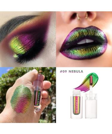 Multichrome Duochrome Liquid Eyeshadow - Chameleon Sparkle & Waterproof Metallic Glitter - High Pigmented & Longlasting Formula for Colorful & Bright Eye Looks - Buy Online on GoSupps.com