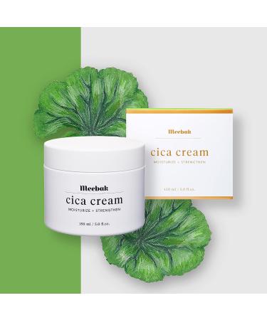 Meebak Cica Face Moisturizer for Women - Anti-Aging Korean Cream for Neck, Chest - Day and Night - 5 fl oz - Buy Online on GoSupps.com