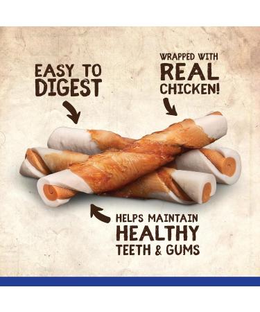 Zoe Better Than Rawhide Dog Treats - Roast Chicken with Thyme & Rosemary - 152g (5.4 oz) - 4 Large Twists - Buy Online on GoSupps.com