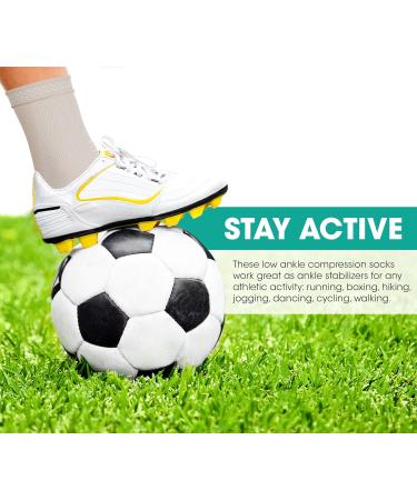 Modvel Foot & Ankle Brace Socks | Compression Sleeve for Sprained Ankle Support | Tendonitis & Arthritis Relief | Sports Running & Torn Ligaments Stabilizer for Men & Women - Buy Online on GoSupps.com