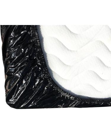 Incontinence Mattress Pad - Black Fitted Undersheet 220x220 cm for Ultimate Protection - International Shipping Available - Buy Online on GoSupps.com