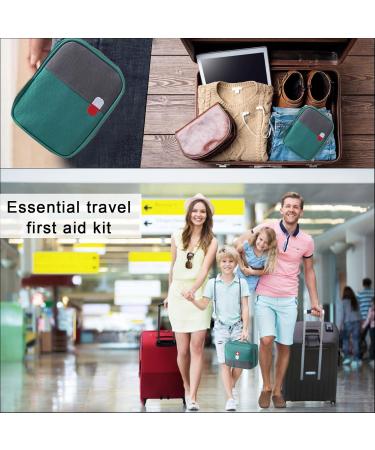 Leonshco Large Capacity Medication Bag - Waterproof Travel Pharmacy & First Aid Storage | Portable Medical Pocket for School Travel Camping & Home (Green) - Buy Online on GoSupps.com