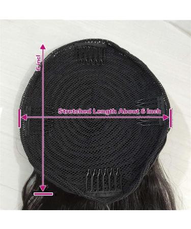 Hair Chignon Brazilian Hair Ponytail Curl with Drawstring Hair Comb Ponytail Extensions Curly Ponytail Hair Clip for Black Women Messy Bun Hair Piece (Color : Black Size : 24inch 100g) - Buy Online on GoSupps.com