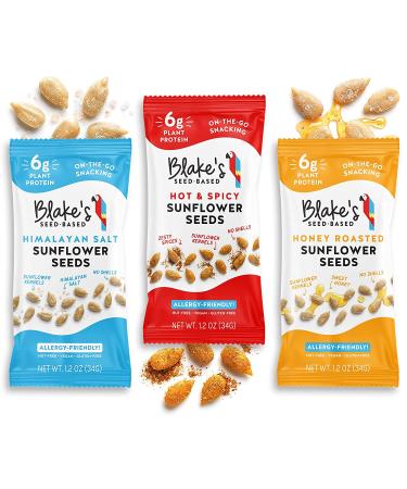 Blakes Honey Roasted Sunflower Seeds - 6 Count Pack | Vegan Protein Snack (6g) | Gluten-Free, Nut-Free & Dairy-Free | Healthy Snacks for Adults & Kids - Buy Online on GoSupps.com