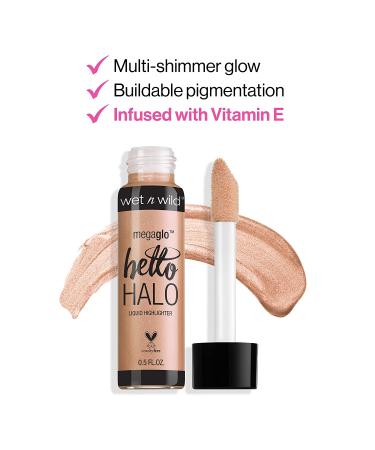 Wet n Wild MegaGlo Hello Halo Liquid Highlighter - Halo Gorgeous (300) | Radiant Glow & Long-lasting Shine - Buy Online on GoSupps.com