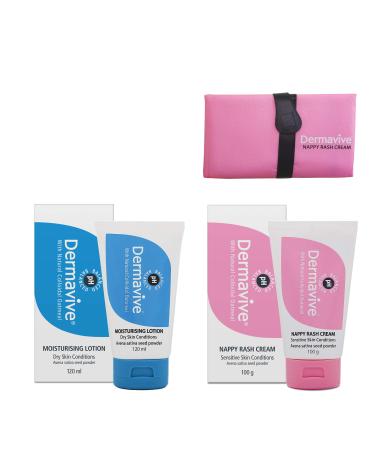 Dermavive Moisturising Lotion | pH Balanced, Non-Greasy and Fast-Absorbing with Natural Colloidal Oatmeal for Dry Skin (Bundle)