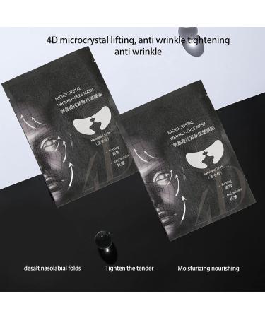 5 Pairs Nasolabial Folds Patch 4D Microcrystalline Moisturize Firming Skin Face Wrinkle Patches for Man Woman Micro Needle Anti-Wrinkle Hyaluronic Acid Facial Treatment Anti Pads - Buy Online on GoSupps.com