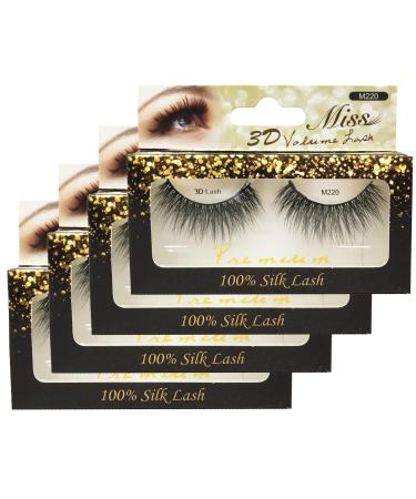 4 Pairs Miss Lash 100% Handmade Tapered 3D Volume lash M220