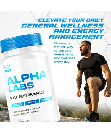 Buy Alpha Labs Capsules (2 Pack) - Max Performance & Advanced Formula | 120 Capsules for 2 Months - International Shipping Available - Buy Online on GoSupps.com