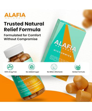 Alafia Naturals Miggummies - World's First Cranial Comfort and Support Gummy - Magnesium Glycinate Butterbur Feverfew CoQ10 Vitamin B2 400mg Riboflavin 400mg 60ct - Buy Online on GoSupps.com