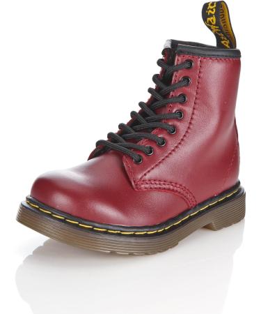 Dr. Martens 1460 T Kids Ankle Boots - Cherry Red - Size 5.5 Child UK (22 EU) - Buy Online on GoSupps.com