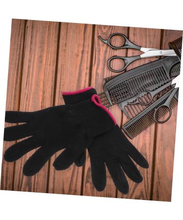 OUNONA 1 Set 4pcs Gloves Heated Mittens Bumps Heat Glove Silicone Bumps Proof Glove Grill Glove Silicone Bumps Heat Proof Glove Bumps Heat Resistant Glove Anti-collision Hairdressing Tool Black 21.5X12.2 cm - Buy Online on GoSupps.com