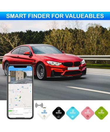 Refind Smart Tracker | Mini GPS Tag - Live Tracking App Bluetooth 5.0 | Key Finder Luggage Tracker Pet Tracker for Dogs & Cats (White) - Buy Online on GoSupps.com