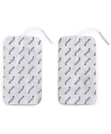 Buy Axion 12x7 cm Reusable Adhesive Electrode Pads - High Conductivity TENS & EMS - Certified Medical Device - Buy Online on GoSupps.com